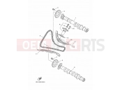 YAMAHA MT-09 MT-09 ABS MT09A (2DRD) 2014 CAMSHAFT & CHAIN