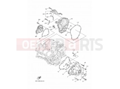 YAMAHA MT-09 MT-09 ABS MT09A (2DRD) 2014 CRANKCASE COVER 1