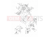 YAMAHA MT-09 MT-09 ABS MT09A (2DRD) 2014 FENDER