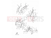 YAMAHA MT-09 MT-09 ABS MT09A (2DRD) 2014 SIDE COVER
