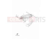 YAMAHA MT-09 MT-09 ABS MT09A (2DRD) 2014 REAR SUSPENSION