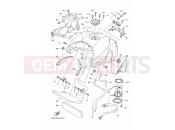 YAMAHA MT-09 MT-09 ABS MT09A (2DRD) 2014 FUEL TANK