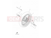 YAMAHA MT-09 MT-09 ABS MT09A (2DRD) 2014 FRONT WHEEL