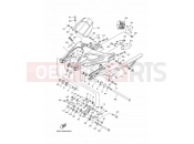 YAMAHA  MT-09 ABS MT09A (2DRB) 2014 (france) REAR ARM