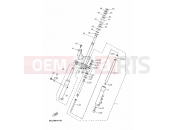 YAMAHA YN50F NEO'S 4 (2AC7) 2013 FRONT FORK