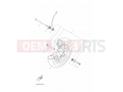 YAMAHA YN50FT 2013 FRONT WHEEL