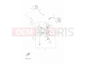YAMAHA YN50FT 2013 HANDLE SWITCH & LEVER