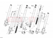 DUCATI 2011 Monster 696 FRONT FORK » FRONT SUSPENSION