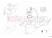 DUCATI Hypermotard 796 FUEL TANK » TANK/SEAT