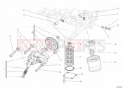 DUCATI Superbike 848 EVO OIL PUMP - FILTER » LUBRICATION SYSTEM