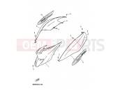 YAMAHA CS50Z MACH G LC (49DP) 2012 COUVERCLE LATERAL