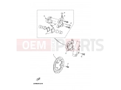 YAMAHA CS50Z MACH G LC (49DP) 2012 ETRIER DE FREIN AV