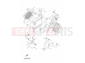 YAMAHA YN50F NEO'S 4 (5C38) 2012 RADIATOR & HOSE