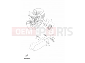 YAMAHA CS50 JOG R (2AD6) 2012 REAR WHEEL
