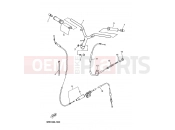YAMAHA CS50 JOG R (2AD6) 2012 STEERING HANDLE & CABLE