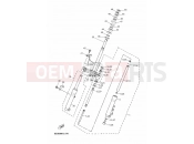 YAMAHA YN50F OVETTO 4T (5C39) 2012 FOURCHE AVANT