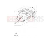 YAMAHA YN50F OVETTO 4T (5C39) 2012 FEU ARRIERE