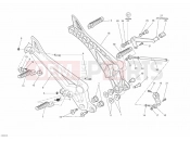 DUCATI Multistrada 1100 S FOOTREST » FRAME