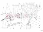 DUCATI Monster 1100 S ABS OIL PUMP - FILTER » LUBRICATION SYSTEM