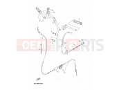YAMAHA YN50 NEO'S (5C2J) 2011 STEERING HANDLE & CABLE