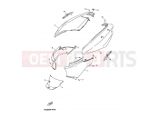 YAMAHA YN50 OVETTO (5C2H) 2011 COUVERCLE LATERAL