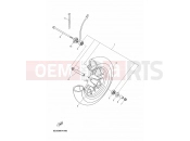 YAMAHA YN50 OVETTO (5C2H) 2011 ROUE AVANT