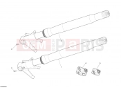 DUCATI Superbike 1198 R FRONT FORK » FRONT SUSPENSION