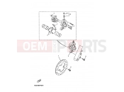YAMAHA NEOS YN50M 2011 FRONT BRAKE CALIPER