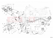 DUCATI Superbike 1198 R EXHAUST SYSTEM » EXHAUST SYSTEM
