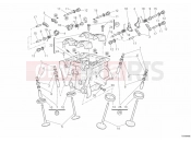 DUCATI Superbike 1198 R VERTICAL CYLINDER HEAD » VALVE DRIVE