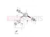 YAMAHA YQ50 NITRO (3C6Y) 2010 CRANKSHAFT & PISTON