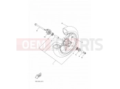 YAMAHA YQ50 NITRO (3C6Y) 2010 FRONT WHEEL