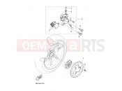 YAMAHA YQ50 NITRO (3C6Y) 2010 REAR BRAKE CALIPER