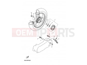 YAMAHA YN50 OVETTO (5C2C) 2010 ROUE ARRIERE