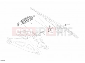 DUCATI 2010 Monster 696 REAR SHOCK ABSORBER » SWING ARM