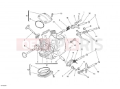 DUCATI 2010 Monster 696 HORIZONTAL CYLINDER HEAD » VALVE DRIVE
