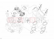 DUCATI Superbike 848 Hayden THROTTLE BODY » INTAKE, CARBURETTOR
