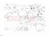 DUCATI 2009 Superbike 1198 SEAT » TANK/SEAT