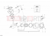 DUCATI 2009 Superbike 1198 CYLINDER - PISTON » ENGINE CASE