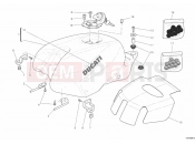 DUCATI Superbike 848 FUEL TANK » TANK/SEAT