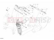 DUCATI Superbike 1098 R REAR SHOCK ABSORBER » SWING ARM