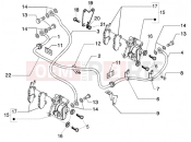 PIAGGIO Brake calipers - brake pipes