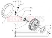 PIAGGIO Fronr wheel