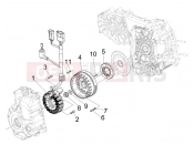 PIAGGIO Beverly 125 RST 4T 4V ie gyújtás alaplap