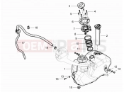 PIAGGIO Beverly 125 RST 4T 4V ie Benzin tank