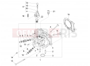 PIAGGIO Beverly 125 RST 4T 4V ie hengerfej - szelep