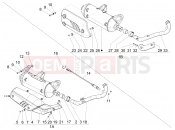 PIAGGIO Beverly 125 RST 4T 4V ie kipufogó