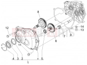 PIAGGIO Beverly 125 Sport kihajtás tengely