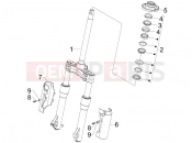 PIAGGIO Beverly 250 Fork/steering tube - Steering bearing unit
