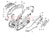 PIAGGIO Beverly 250 Cruiser oldal burkolat - idomzat